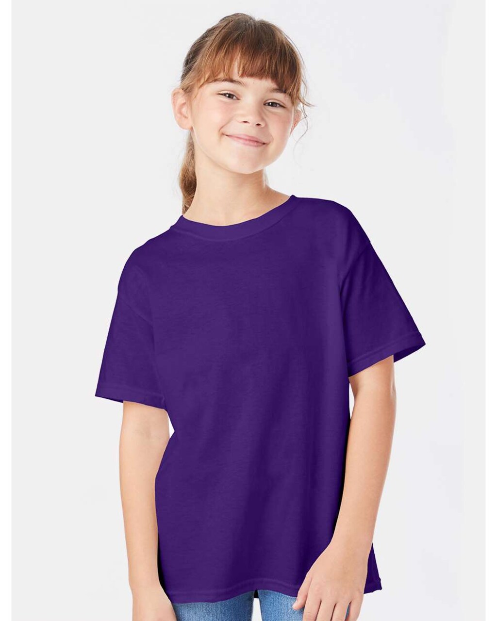 Youth Essential-T Crewneck T-Shirt for School, Sports & Everyday Casual Wear